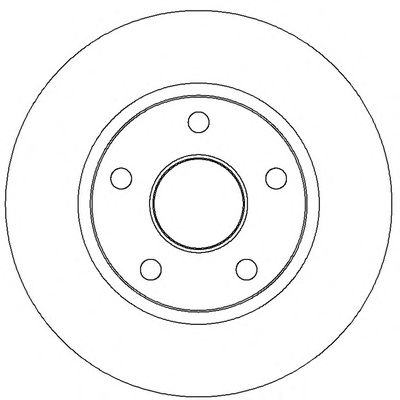 Тормозной диск BENDIX 562365B