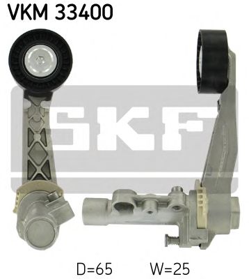 Натяжной ролик поликлинового ремня SKF VKM 33400