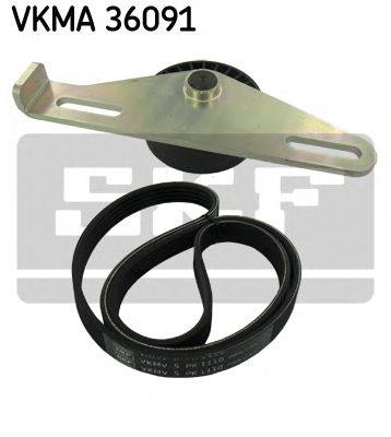 Комплект поликлинового ремня SKF VKMA 36091
