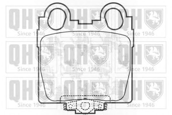 Тормозные колодки QUINTON HAZELL BP1252