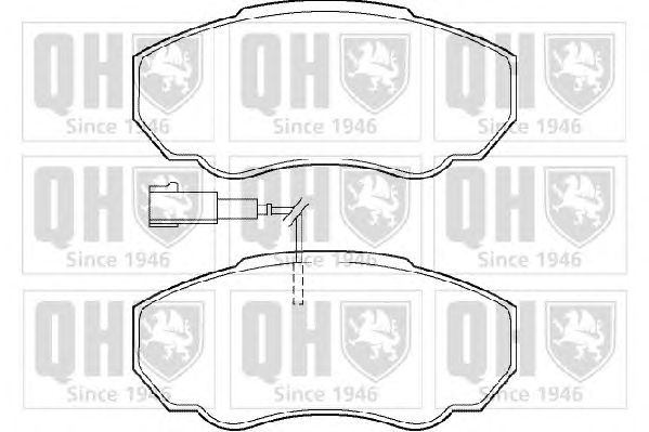 Тормозные колодки QUINTON HAZELL BP1341