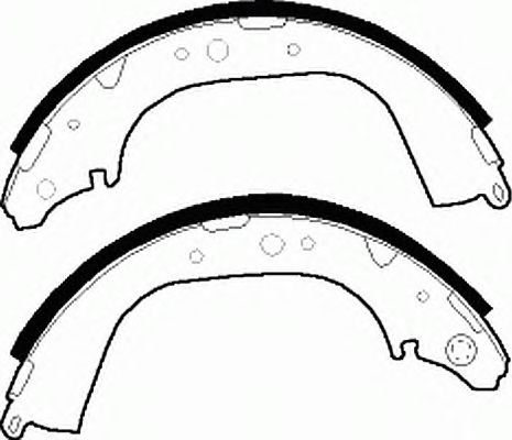 Тормозные колодки FERODO FSB411