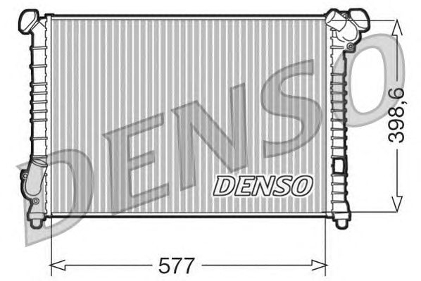 Радиатор, охлаждение двигателя DENSO DRM05102