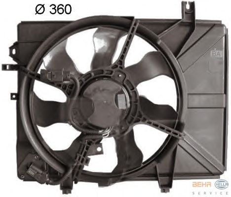 Вентилятор охлаждения HELLA 8EW 351 041-391
