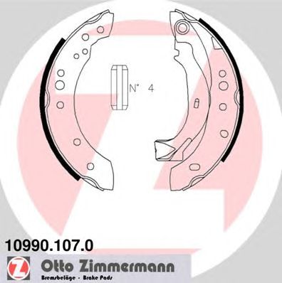 Тормозные колодки ZIMMERMANN 10990.107.0