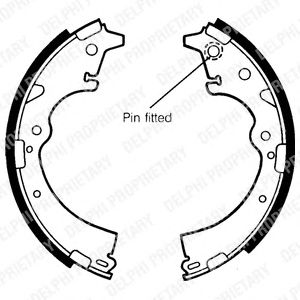 Тормозные колодки DELPHI LS1357