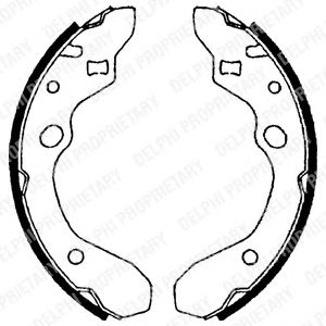 Тормозные колодки DELPHI LS1679