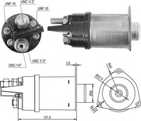 Втягивающее реле MAGNETI MARELLI 940113050426