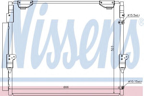 Радиатор кондиционера NISSENS 940304