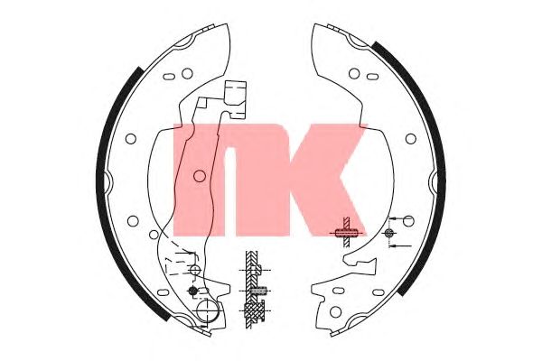 Гальмівні колодки NK 2799307
