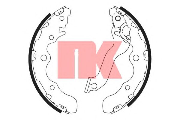 Тормозные колодки NK 2735815