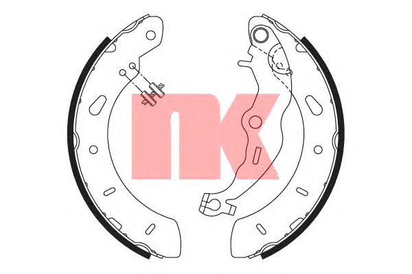 Тормозные колодки NK 2725819