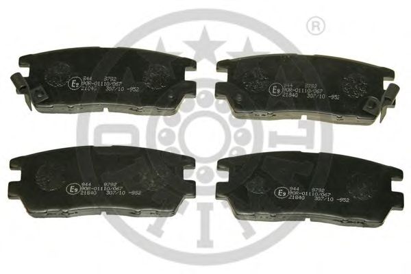 Тормозные колодки OPTIMAL 9792