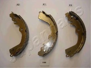 Тормозные колодки JAPANPARTS GF-586AF