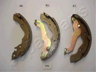 Тормозные колодки JAPANPARTS GF-592AF