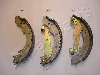 Тормозные колодки JAPANPARTS GF-899AF
