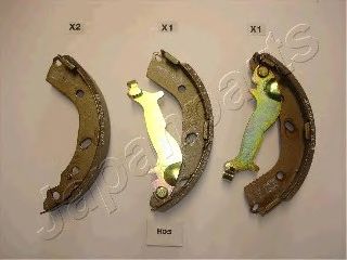 Тормозные колодки JAPANPARTS GF-H05AF