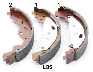 Тормозные колодки JAPANPARTS GF-L05AF