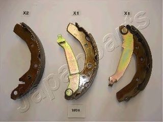 Тормозные колодки JAPANPARTS GF-W01AF