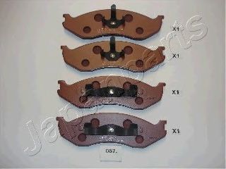 Тормозные колодки JAPANPARTS PA-057AF