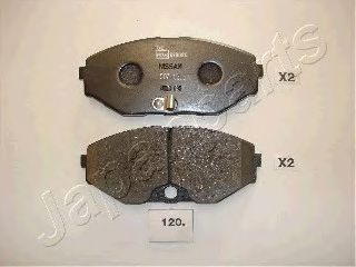 Гальмівні колодки JAPANPARTS PA-120AF