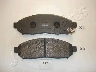 Тормозные колодки JAPANPARTS PA-121AF