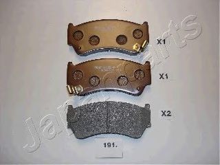 Тормозные колодки JAPANPARTS PA-191AF