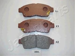 Тормозные колодки JAPANPARTS PA-264AF