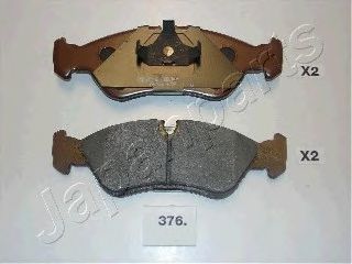 Тормозные колодки JAPANPARTS PA-376AF