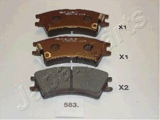 Тормозные колодки JAPANPARTS PA-583AF