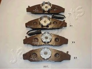 Тормозные колодки JAPANPARTS PA-997AF