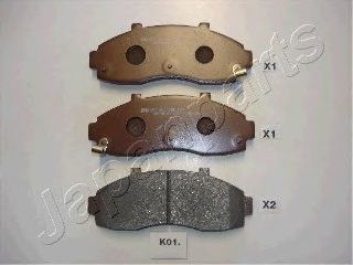 Тормозные колодки JAPANPARTS PA-K01AF