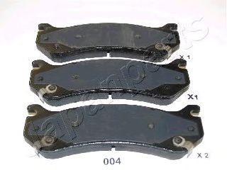 Тормозные колодки JAPANPARTS PP-004AF