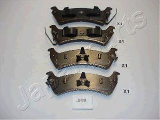 Тормозные колодки JAPANPARTS PP-019AF