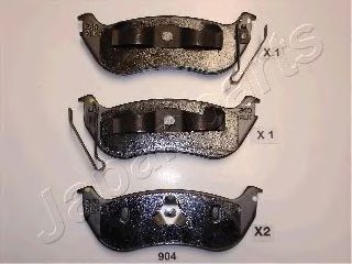 Тормозные колодки JAPANPARTS PP-904AF