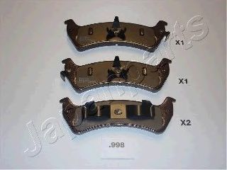 Тормозные колодки JAPANPARTS PP-998AF