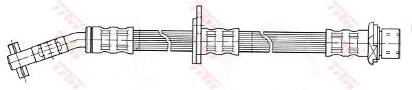 Тормозной шланг TRW PHD407