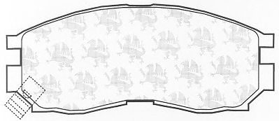 Тормозные колодки QH International BP697
