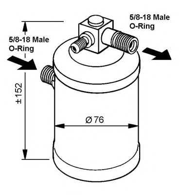 Осушитель кондиционера NRF 33048