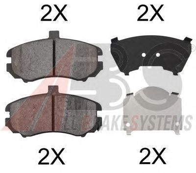 Тормозные колодки A.B.S. 37524
