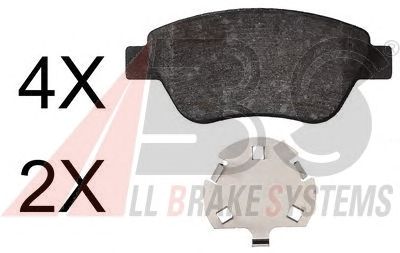 Тормозные колодки A.B.S. 37817