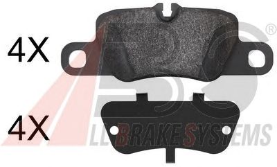 Тормозные колодки A.B.S. 37820