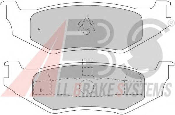 Тормозные колодки A.B.S. 38512