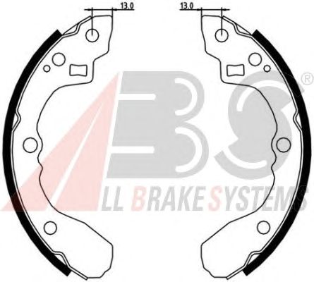 Тормозные колодки A.B.S. 8936