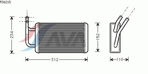 Радіатор опалення AVA QUALITY COOLING FD6215