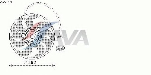 Вентилятор охлаждения AVA QUALITY COOLING VW7533