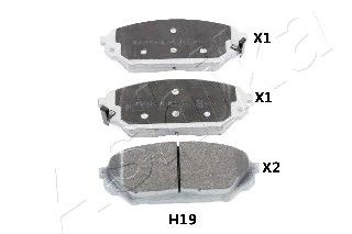 Тормозные колодки ASHIKA 50-0H-H19