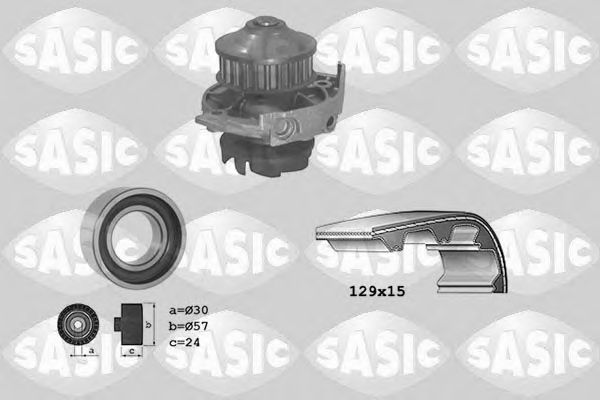 Помпа + комплект ГРМ SASIC 3906017