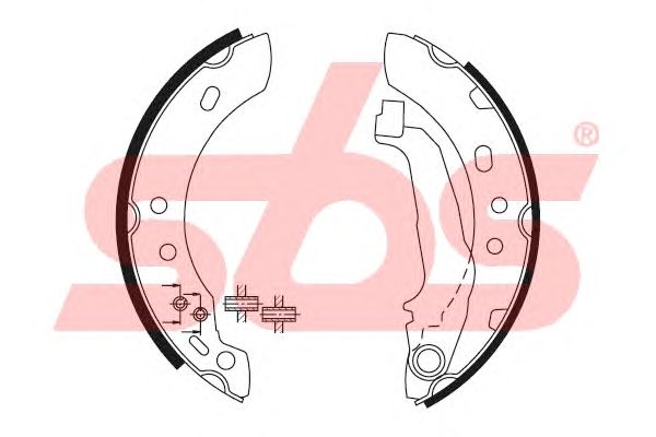 Тормозные колодки sbs 18492722543