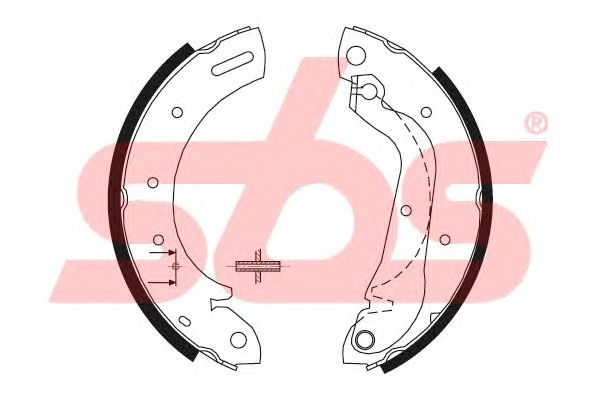 Тормозные колодки sbs 18492722596